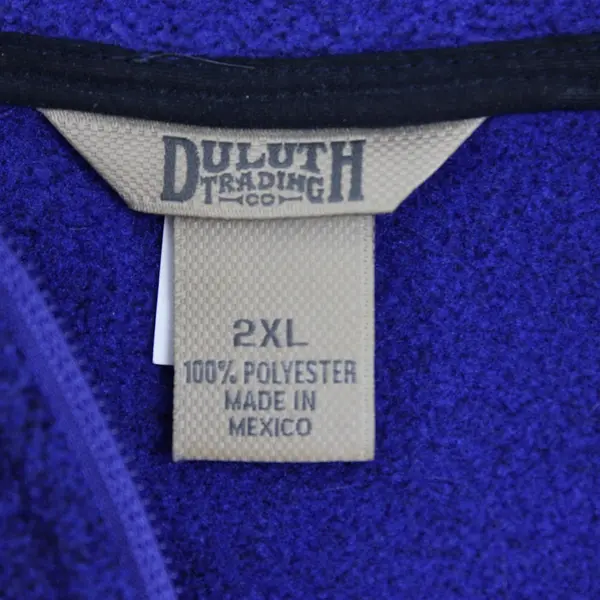 Duluth Trading Co Women's 2XL Purple Full Zip Polartec Fleece Jacket
