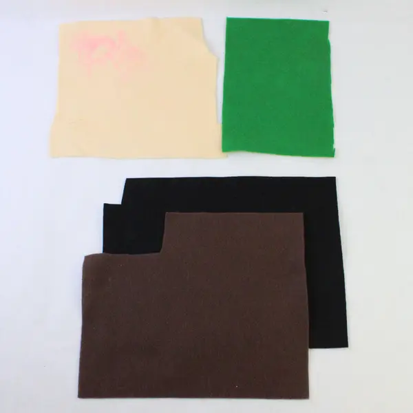 Lot of 20 Partial 9" x 12" Felt Sheets Assorted Colors