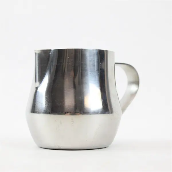 DeLonghi Stainless Steel Creamer Pitcher 3.25in Tall Handle