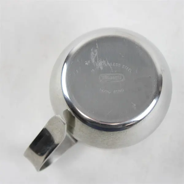 DeLonghi Stainless Steel Creamer Pitcher 3.25in Tall Handle