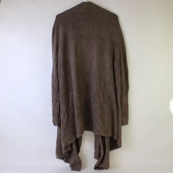 Barefoot Dreams 2X Brown Cozy Chic Lite Island Wrap Open Front Cardigan