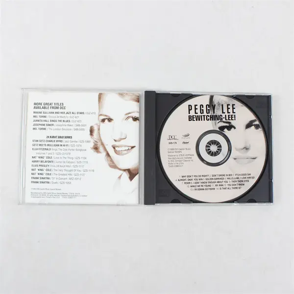 Bewitching-Lee CD Peggy Lee Sings Her Greatest Hits #DZS-179 