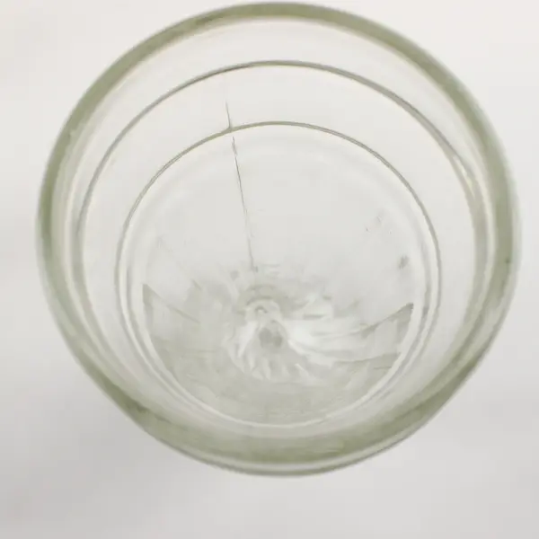 Lot Of 4 Unbranded Matching Drinking Horn Style Clear Glass Goblets 8.25" Tall