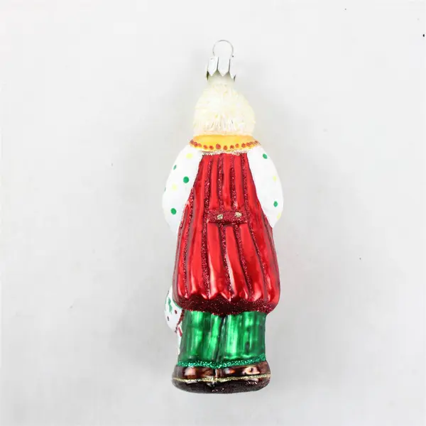 VTG Kurt S Adler Polonaise Collection Blown Glass Ornament Mrs Claus 5" VG