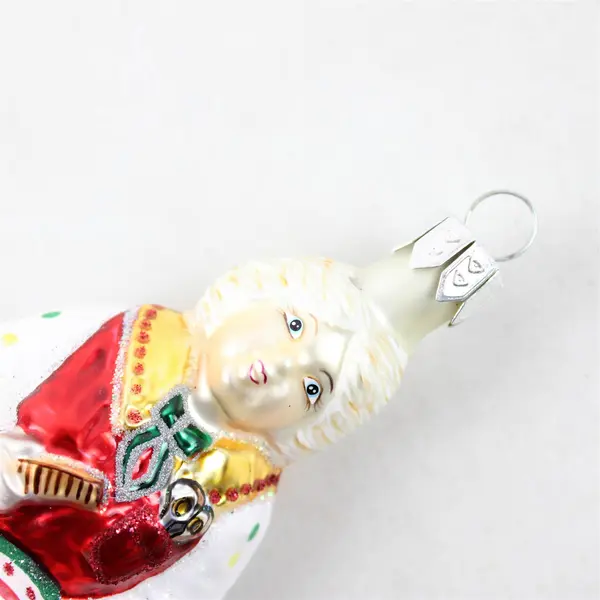 VTG Kurt S Adler Polonaise Collection Blown Glass Ornament Mrs Claus 5" VG
