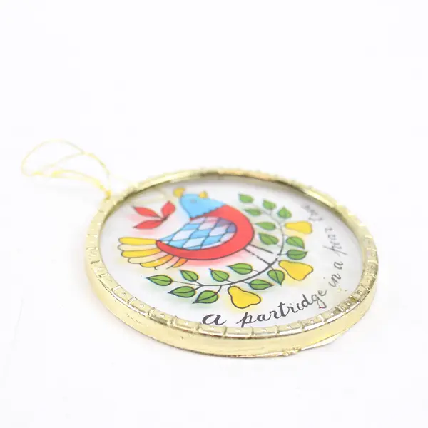 Vintage Trim A Tree Twelve Days of Christmas Ornament Set 12pc