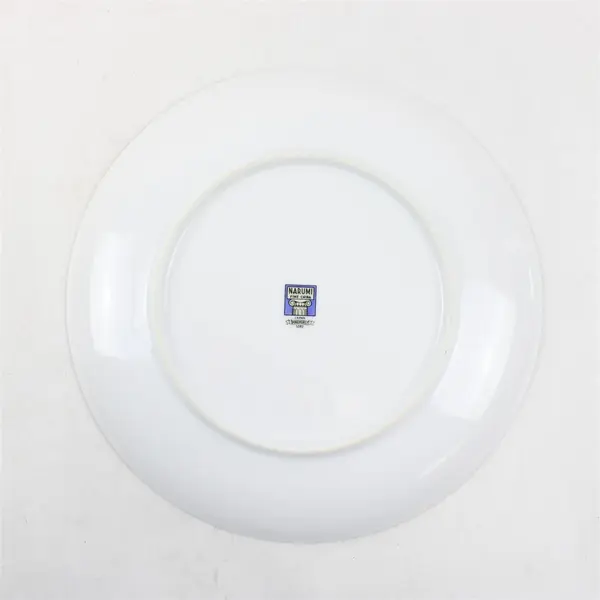 Lot Of 2 Narumi Pinehurst Pattern Silver Trim Dinner Plates 10.5" Diameter