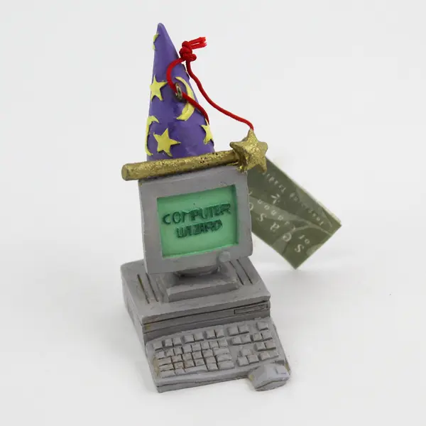Midwest Seasons Of Cannon Falls Computer Wizard Christmas Ornaments