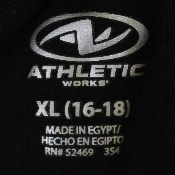 Athletic Works Solid Black Wide Leg Sweatpants Women's XL 16-18