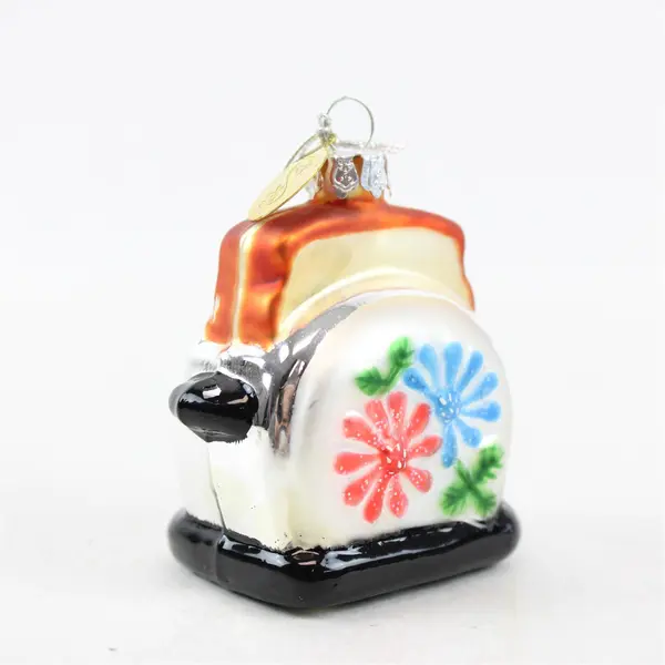 Lot of 4 Vintage Hand-Blown Glass Ornaments From 2" Tall to 4" Tall Good