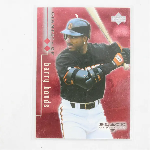  1999 Upper Deck Black Diamond Barry Bonds #1620/3000 Red Variation