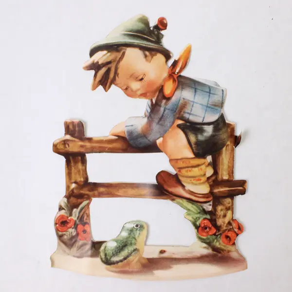 Hummel "Retreat to Safety" Print Vintage Figurine Art