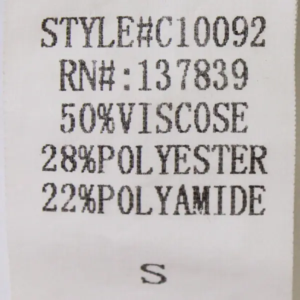 Dreamers Women's S Multicolor Patchwork Button Up Long Sleeve Cardigan