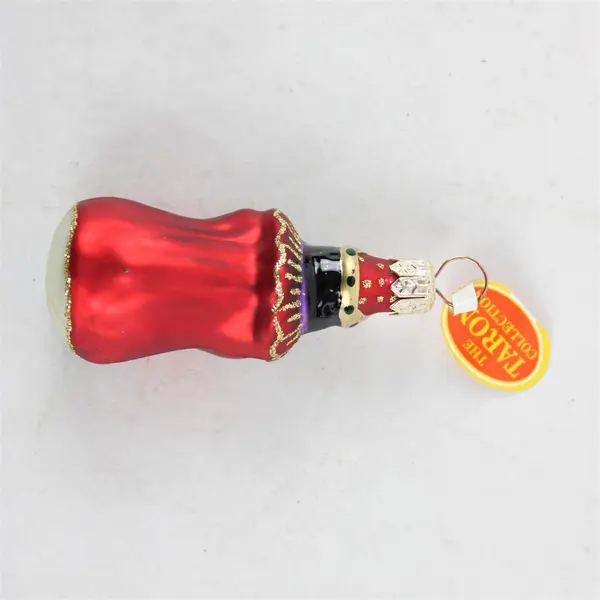 Vintage Gedania Glass Wise Man Ornament 2.75" Tall Taron Collection Very Good