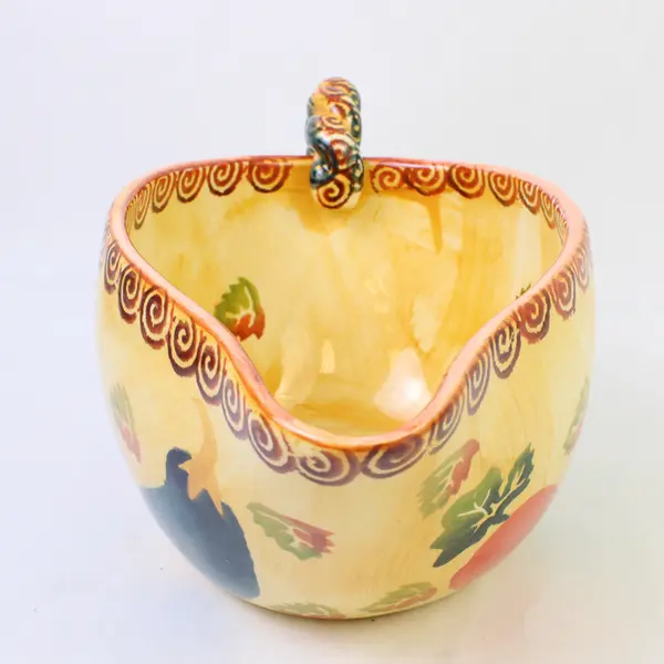 Multicolor Decorative Pitcher Vase with Handle - Collectible, Not Food Safe