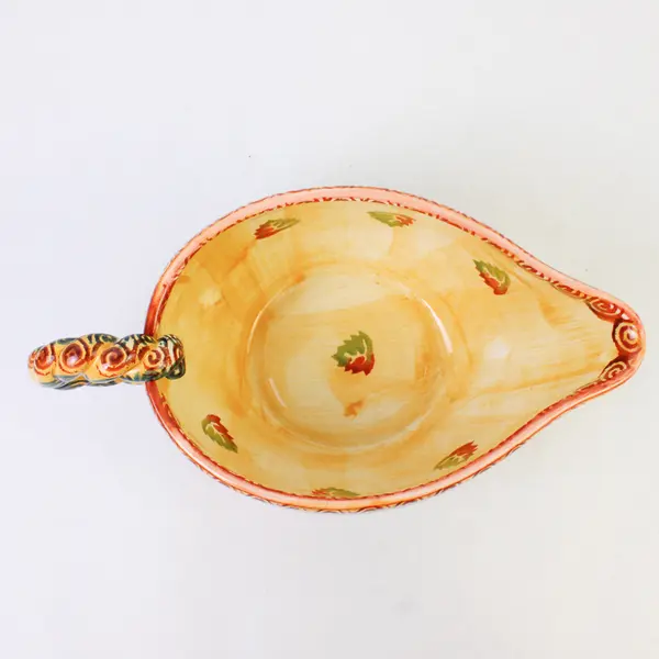 Multicolor Decorative Pitcher Vase with Handle - Collectible, Not Food Safe