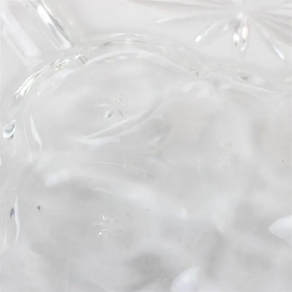 Vintage Clear Anchor Hocking Star Of David Deviled Egg Tray