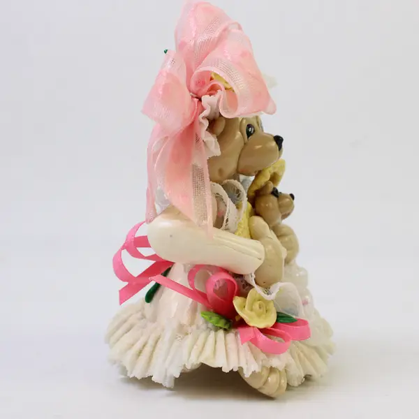 Vintage Enesco Jantia "My Little Angel" Bear Figurine 3.5" Tall