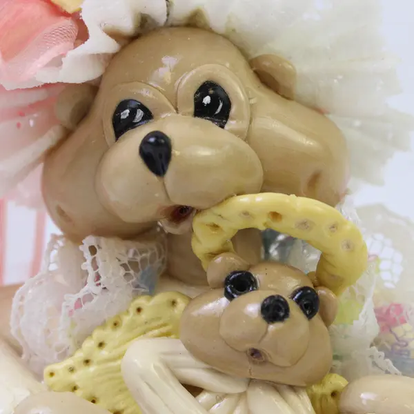Vintage Enesco Jantia "My Little Angel" Bear Figurine 3.5" Tall