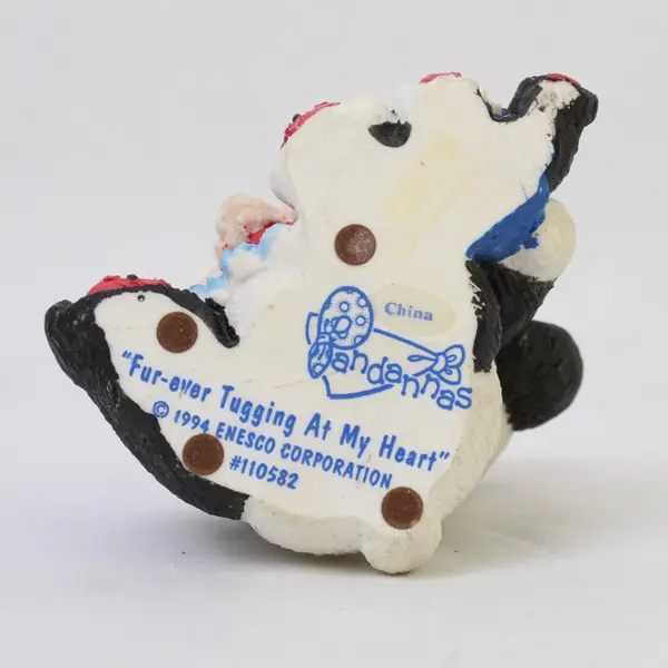 Vintage 1994 Enesco Fur-Ever Tugging At My Heart Panda Figurine