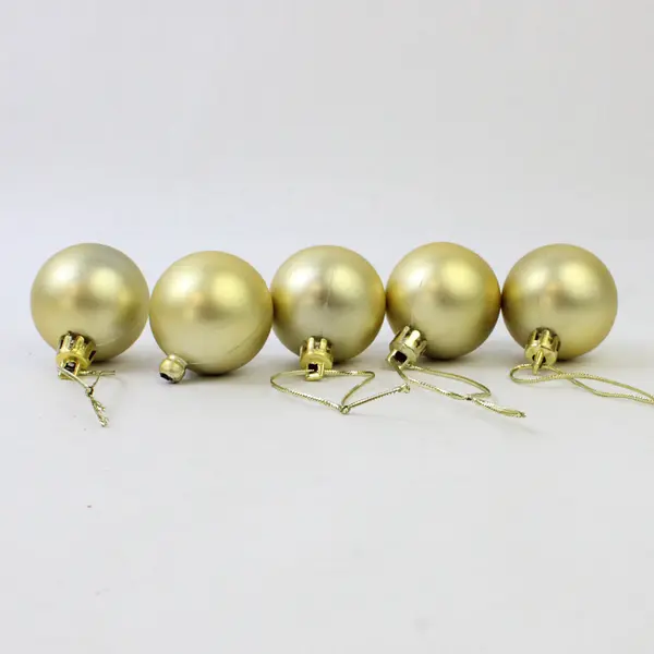 Lot of 24 Gold & Glitter Holiday Ornaments Christmas Tree