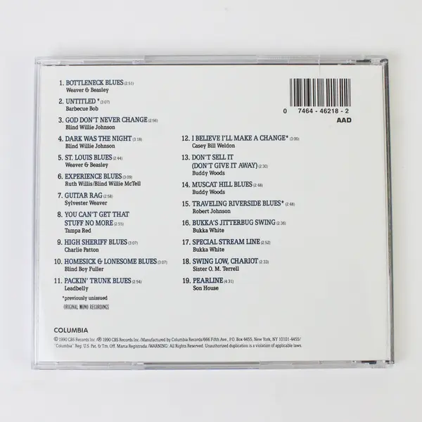 The Slide Guitar: Bottles, Knives, & Steel CD by Various Artists, 1990 #CK 46218