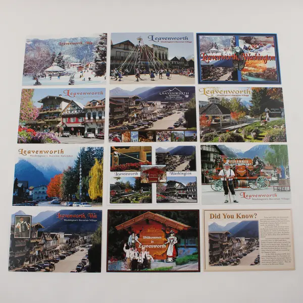 Set Of 12 Leavenworth Washington Postcards Leavenworth Chamber of Commerce