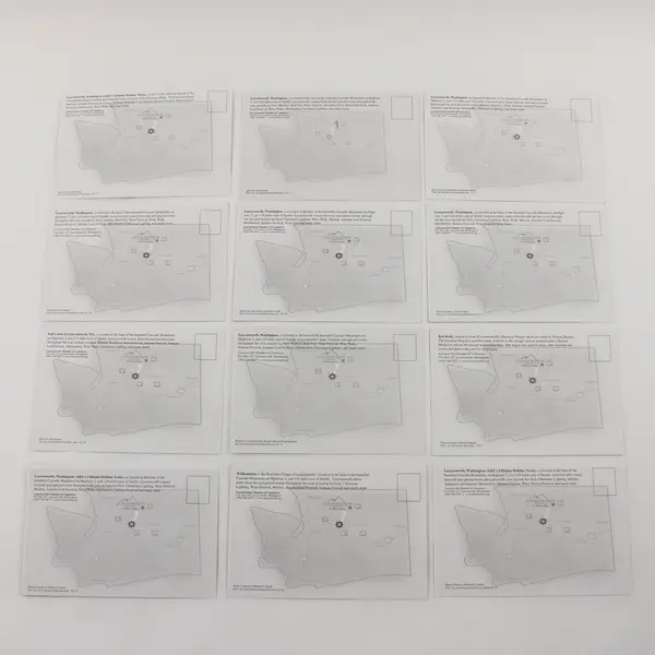 Set Of 12 Leavenworth Washington Postcards Leavenworth Chamber of Commerce