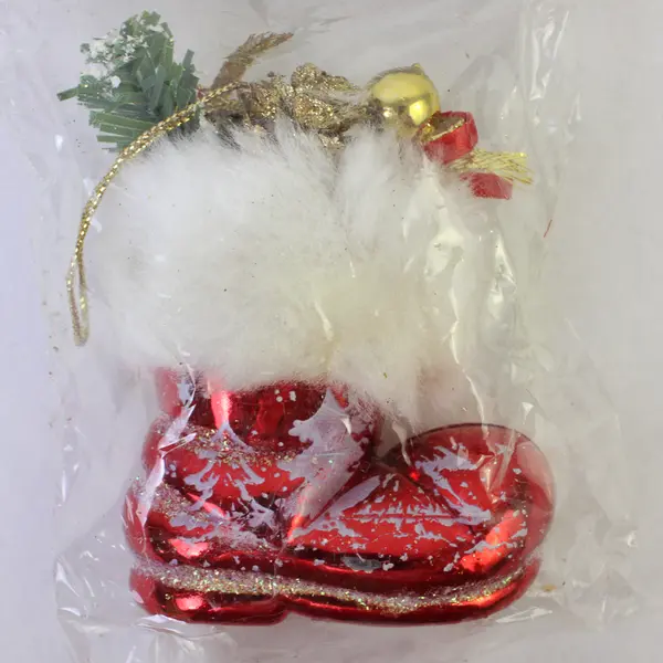 Kurt S Adler Santa's World Boot Ornaments - New Christmas Holiday