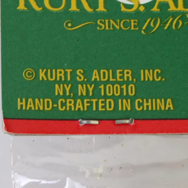 Kurt S Adler Santa's World Boot Ornaments - New Christmas Holiday