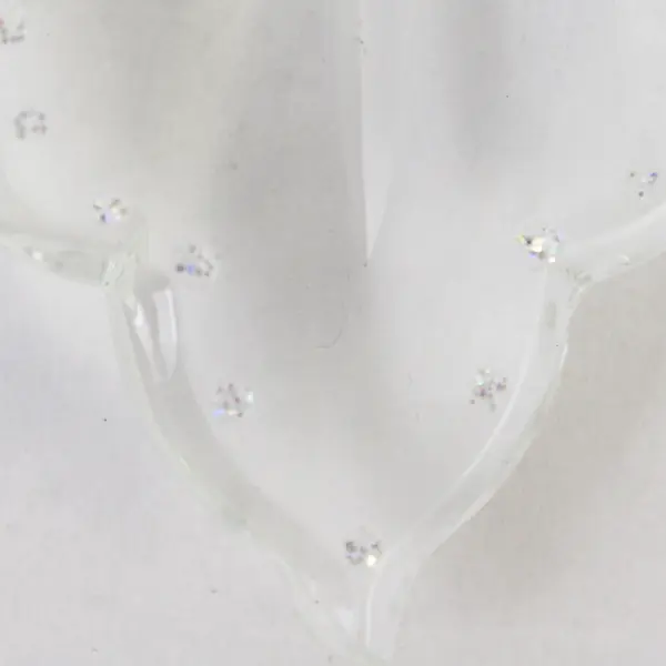 Crystal Hanging Christmas Ornaments Clear 4.5in