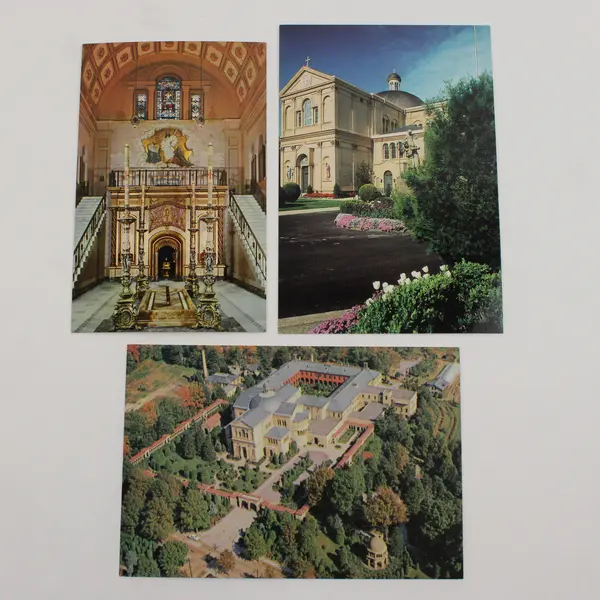 Lot Of 3 Vintage Franciscan Monastery Washington DC Postcards