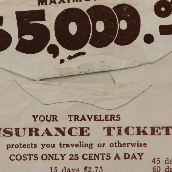 Vintage The Travelers Insurance Company Hartford Connecticut Envelope   