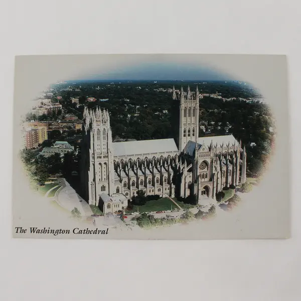 Lot Of 2 Vintage Washington Cathedral Washington DC Postcards 