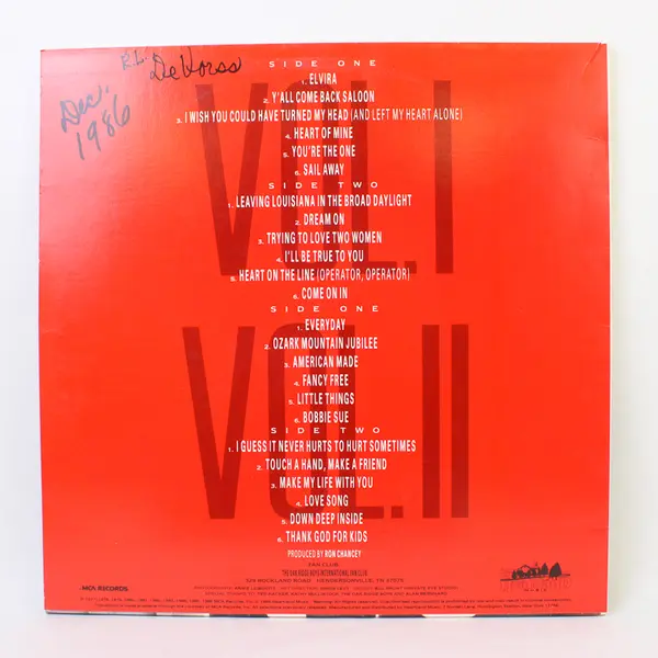 Oak Ridge Boys American Harmony Vol 1 & Vol 2  12"Vinyl Record Set 