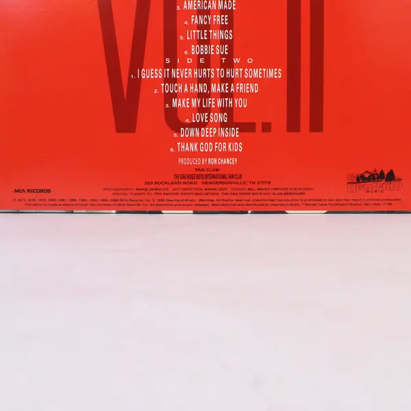 Oak Ridge Boys American Harmony Vol 1 & Vol 2  12"Vinyl Record Set 