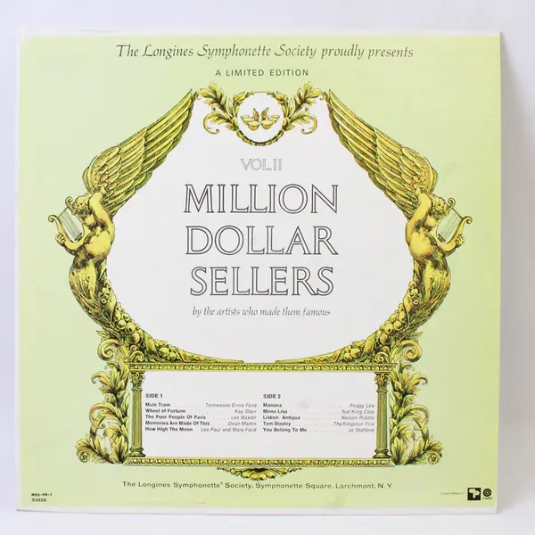 Million Dollar Sellers Vol. II,  12" Vinyl Record