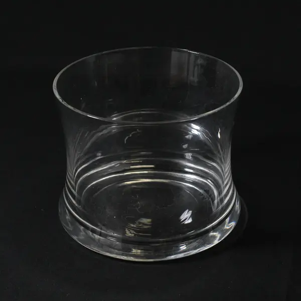 Clear Glass Cylinder Vase Candy Dish Small Centerpiece Minimalist