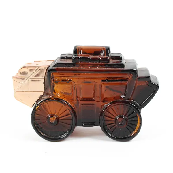 Lot Of 4 Avon Brown Empty Bottles (Stagecoach, Football, Golf Bag, Water Pump)