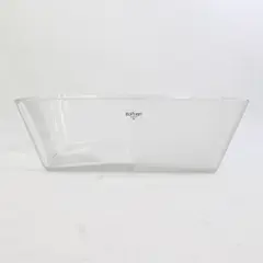 Vintage Nautica Frosted Square Decorative Centerpiece Dish 9"