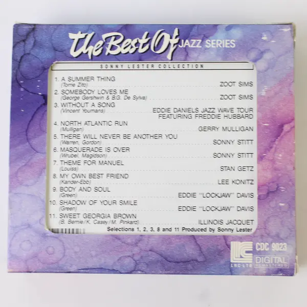 The Best Of The Jazz Saxophones Vol. III  Compilation CD Set of 3, 1989