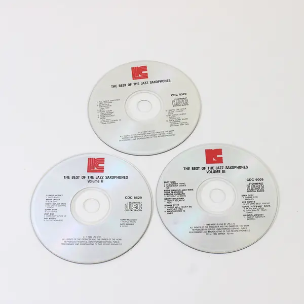 The Best Of The Jazz Saxophones Vol. III  Compilation CD Set of 3, 1989
