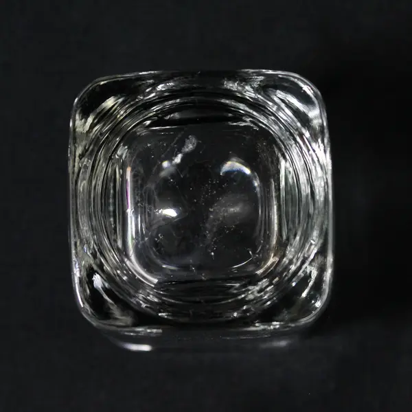 Clear Square 2oz Shot Glasses Heavy Base Glass Barware