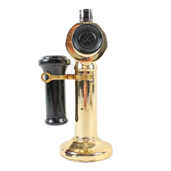 Vintage Avon Wild Country Cologne & Powder Old Phone Brass (Full Bottle, 6 Oz)