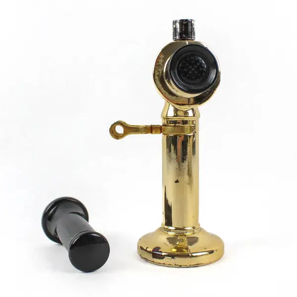 Vintage Avon Wild Country Cologne & Powder Old Phone Brass (Full Bottle, 6 Oz)