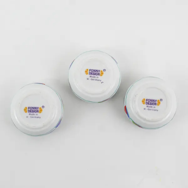 Lot of 3 Vintage White Ceramic Sailboat Candle Holders