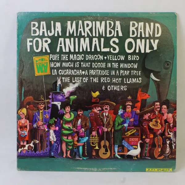 Baja Marimba Band For Animals Only 12" Vinyl Record