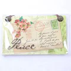 Demdaco "Peace" 2008 Postcards From Heaven Hanging Plaques Series 6.25" x 4"