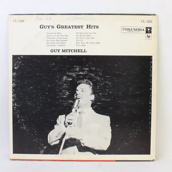 Guy Mitchell Guy's Greatest Hits  12"  Vinyl Record