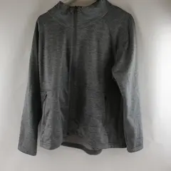 Kirkland Signature Heather Gray Stand Collar Zip-Up Jacket Men's XL